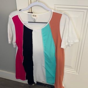Colorblock Blouse